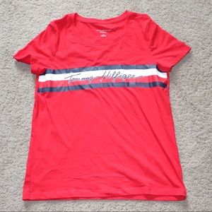 Red Tommy Hilfiger T-Shirt